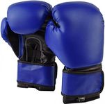 Ranac Blue Boxing Glove for Boys and Girls Best Punching Bag Gloves for Children Training (Size 4 oz)