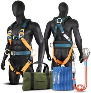 Golmudsafe Safety Harness Fall Protection,roof harness safety,climbing harness，safety harness for construction,upgraded removable cushion bag and rope