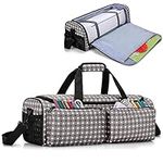 Yarwo Craft Tote Bag Compatible for Cricut Explore Air (Air 2), Cricut Maker, Travel Carrying Case for Die Cutting Machine and Cutting Mat (12x12), Dots