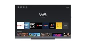 We. by Loewe. SEE 55″ Flat-Screen UHD LED Smart TV with Bluetooth, Integrated Dolby Atmos Soundbar & Remote Control - Storm Grey