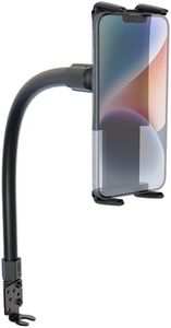 Arkon Car Seat Rail Phone or Tablet Mount for iPhone 7 6S 6 Plus iPhone 7 6S 6 Galaxy Note 5 4 S7 Retail Black