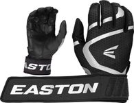 Easton | MAV GT Locked in Baseball Batting Gloves | Black | Adult Medium