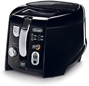 DeLonghi D28313UXBK Roto Fry Cool Touch Low Oil Deep Fryer, Black
