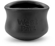WEST PAW Zogoflex Toppl Interactive Treat Dispensing Dog Puzzle Play Toy, It Floats!, Made in USA, Extra Large, Black