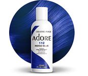 Adore Shining Semi Permanent Hair Colour, 112 Indigo Blue by Adore