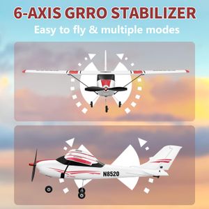 HAWK'S WORK 4-Channel RC Plane – Remote Control Airplane Toy