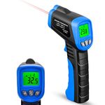 Digital Infrared Thermometer,INFURIDER YF-981B Non-Contact Temperature Gun Measures Temp from -58℉ to 842℉ with Backlit Display,12:1 IR Laser Temperature Gauge for Pizza Oven,HVAC and Automotive