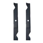 Apeixoto 2PCS Mower Blades Fit for 46" Deck Lawn Mower Blades Compatible with Cut Craftsman, Poulan Replace OE 405380, 532-405380, PP21011, AYP 561739 403107