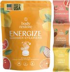 Body Restore Shower Steamers Aromatherapy 15 Pack - Christmas Gifts for Women, Stocking Stuffers, Birthday Gifts for Mom, White Elephant Gift, Travel Essentials, Self Care - Citrus