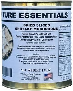 1 Can of Future Essentials Canned Dehydrated Sliced Shiitake Mushrooms