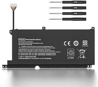 PG03XL 52.5Wh Replacement Battery for HP Pavilion Gaming 15-DK 15T-DK 15-EC 15-DK0XXX 15-DK0055NR 15T-DK200 15-EC0013DX 16-A0059CL 16-A0032DX 16-A0035NR L48495-005 HSTNN-DB9G HSTNN-OB1I L48430-AC1