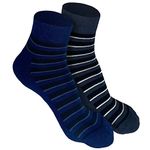 HEELIUM Bamboo Socks for Men, Quarter Length, Odour-Free & Breathable, Padded Base & Anti-bacterial, Softer than Cotton Socks