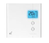 Stelpro Wall Electronic Thermostat for Smart Home, KI Z-Wave Backlit- White (STZW402WB+)