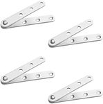 4 Sets of 360 Degree Rotating Stainless Steel Door Pivot Hinges (100mmx16mm)