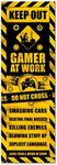 Grupo Erik Gameration Gaming Caution Poster - 20.8 x 62.2 inches / 53 x 158 cm - Shipped Rolled Up - Cool Posters - Art Poster - Posters & Prints - Door Posters