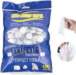 Compressed Towels, Darate 100PCS Po