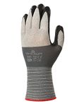 Showa Gloves SHO381-S 381 Glove, Size: S, Grey/Black