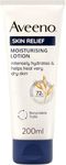 Aveeno Skin Relief Moisturising Lotion (1x 200ml), Moisturiser With Soothing Triple Oat Complex & Shea Butter, 72-Hour Intense Hydration, Helps Relieve Very Dry, Tight and Sensitive Skin