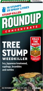 Roundup Tree Stump Weedkiller, 250ml – Concentrated Brush Killer
