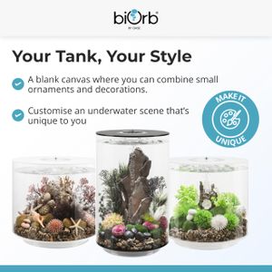biOrb Tube 30L LED Aquarium – White MCR Lighting