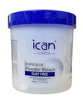 Dust Free Rapid Blue Powder Bleach Hair Lightener 500gram