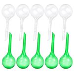 KAYSENSUK 10 Pcs Plant Watering Bulbs, 5cm Plastic Watering Globes, Automatic Self-Watering Waterers System for Indoor Outdoor Plants, Self Watering System for Plants Indoor Outdoor (Trumpet)