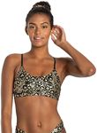 Sporti Walsh Dynasty Mar Bella Strappy Bikini Top, Gold, Medium