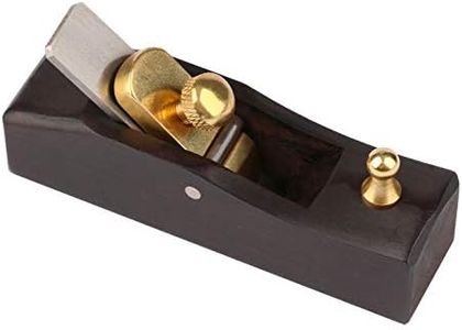 Katfort Mini Hand Planer for Woodworking, 3.2inch Wood Planer Hand Tool Flat Bottom Trimming Plane for Wood Planing Surface Smoothing, with 1 Planer Blade and 1 Metal Fixer