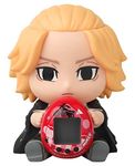 BANDAI BAN89566 Tamagotchi Version Figure | 4cm Virtual Pet Based On Tokyo Revengers Manga Collectable Mikey Hugmy Anime Merch | 90s Kids Toys, Red, S