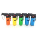 Elite Brands USA Mini Neons Torch Butane Gas Refillable Lighters Bulk Pack of 10