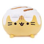 GUND Pusheen Catfé Cinnamon Roll Pusheen Plush Squisheen Cat Stuffed Animal, 12”