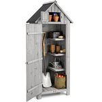 Narrow Outdoor Storage Shed