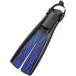Atomic Aquatics Split Fins, Blue, Large