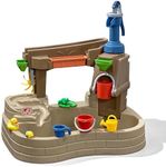 Step 2 Pump & Splash Discovery Pond Water Table, Kids Water Sensory Activity Pool, Summer Outdoor Toys, 10 Piece Water Toy Accessories, for Toddlers 2+ Years Old