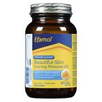 Efamol - Beautiful-Skin Pure Evening Primrose Oil, clinically proven to improve skin moisture, elasticity and firmness, wrinkles and dull skin, naturally rich in GLA - 500 mg- 90 softgel capsules