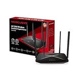 MERCUSYS AC1300 Wireless Dual Band Gigabit Router, Wi-Fi Speed Up to 867 Mbps/5 GHz + 300 Mbps/2.4 GHz, Reliably Connect up to 60 Devices, Ready for Smooth IPTV, Easy installation (AC12G)