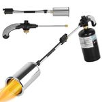 Sondiko Propane Torch Weed Burner, High Output 12,000,000 BTU Tiger Torch, Ideal Weed Torch, Gas Welding Equipment, Heavy Duty Blow Torch with Turbo Trigger for Garden Stumps Wood Snow and Roofing