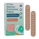 Motion Sickness Patches, Sea Sickness Patch for Cruise,Nausea Patches, No Side Effects for Car and Boat Rides, Ships, Cruise and Airplane & Other Forms of Transport ﻿ (40 Patches)