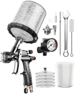 LVLP Paint Spray Gun 1.3mm Nozzle – Professional Automotive Spray Gun for Car Painting, Clear Coat, Varnish & Home Use, High Precision Low Pressure Paint Sprayer