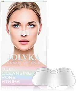 JOLVKA Blackhead Pore Strips for Face Nose Pores - 65 Strips - Charcoal Blackheads Removal - Blackhead Remover Strip - Black Head Nose Strips