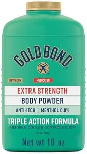 Gold Bond Medicated Talc-Free Extra Strength Body Powder, 10 oz., for Cooling, Absorbing Itch Relief