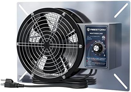 Abestorm 540CFM, Ventole di ventilazione per crawlspace, grado IP-55, ventola di ventilazione per scantinati, 22,1 cm, con termostato di protezione antigelo, disumidostato, per scavare, cantina,