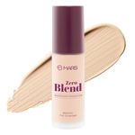 MARS SPF30 PA++++ Zero Blend Weightless Foundation for Makeup ( 30ml ) (01-WHIPPED CREAM) | Lightweight & Long-Lasting | Matte Finish | Buildable Coverage | Sweat-Proof | Hydrating Formula