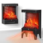 Electric Fireplace Stove, 1500W Wal