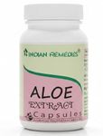 Indian Remedies Aloe Extract Capsules | Ayurvedic Body & Skin Support | 100 Capsules