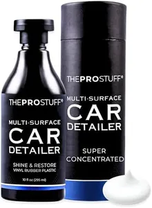 The Pro Stuff Plastic Restorer for Cars | Trim Shine, Car Tire Shine, Car Interior Cleaner | Easy Apply, Long Lasting, No-Residue Formula | Back to Black Trim Restorer | Safe Car Detailing
