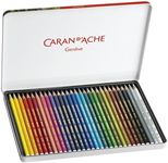 Caran d'Ache Prismalo Aquarelle Coloured Water-soluble Pencil (Pack of 30)