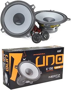 1 kit HERTZ UNO K130 K 130 sistema a 2 vie da 5" 130 mm 13 cm 55 watt rms 220 watt max con 2 woofer 2 tweeter 4 ohm auto spl, a coppia