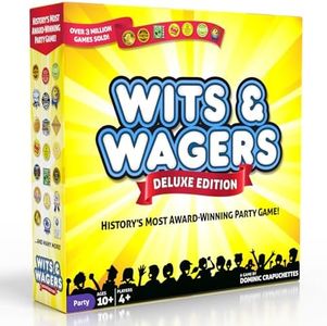 Wits & Wagers: Deluxe Edition by North Star Games - Ultimate Trivia Board Game for Adults, Teens, Friends and Family Game Night, Ages 10+ Party and Team Game, Perfect for Couples