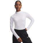 Under Armour Women's UA Authentics Mockneck, Ultra-Warm Polo Neck Top for Women, Thermal Long Sleeve Running Top with Anti-Odour Technology